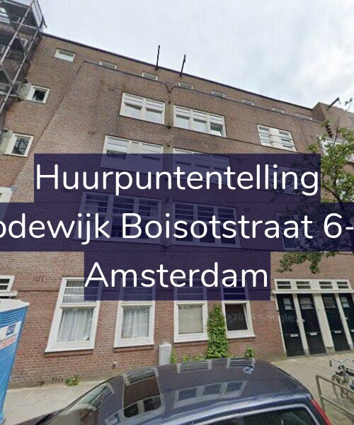 Foto gevel Huurpuntentelling voor Lodewijk Boisotstraat 6-H, Amsterdam