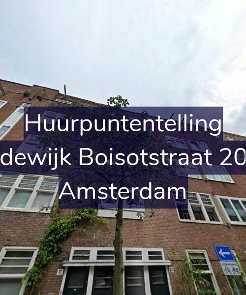 Foto gevel Huurpuntentelling voor Lodewijk Boisotstraat 20-2, Amsterdam
