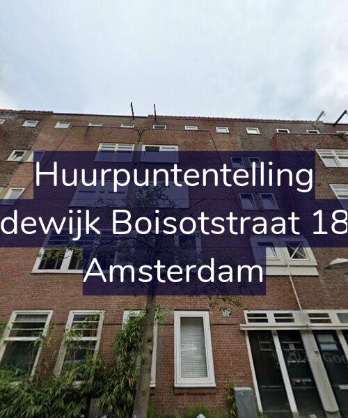 Foto gevel Huurpuntentelling voor Lodewijk Boisotstraat 18-1, Amsterdam