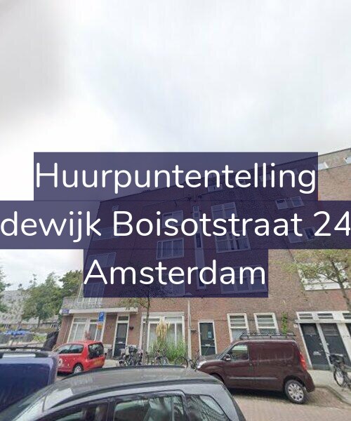 Foto gevel Huurpuntentelling voor Lodewijk Boisotstraat 24-3, Amsterdam