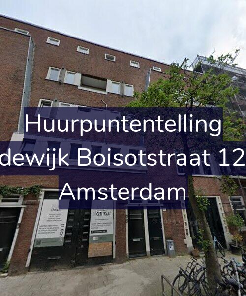 Foto gevel Huurpuntentelling voor Lodewijk Boisotstraat 12-H, Amsterdam