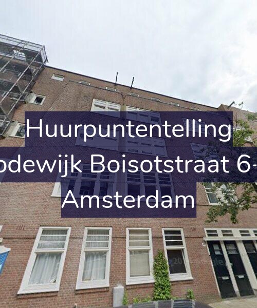 Foto gevel Huurpuntentelling voor Lodewijk Boisotstraat 6-1, Amsterdam