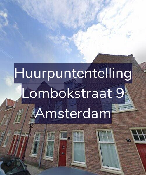 Foto gevel Huurpuntentelling voor Lombokstraat 9, Amsterdam