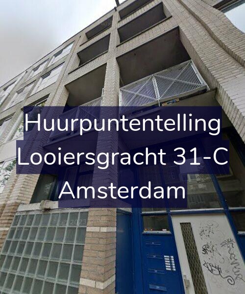Foto gevel Huurpuntentelling voor Looiersgracht 31-C, Amsterdam