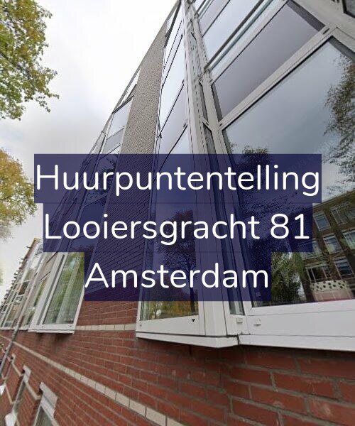 Foto gevel Huurpuntentelling voor Looiersgracht 81, Amsterdam