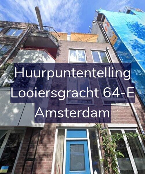 Foto gevel Huurpuntentelling voor Looiersgracht 64-E, Amsterdam