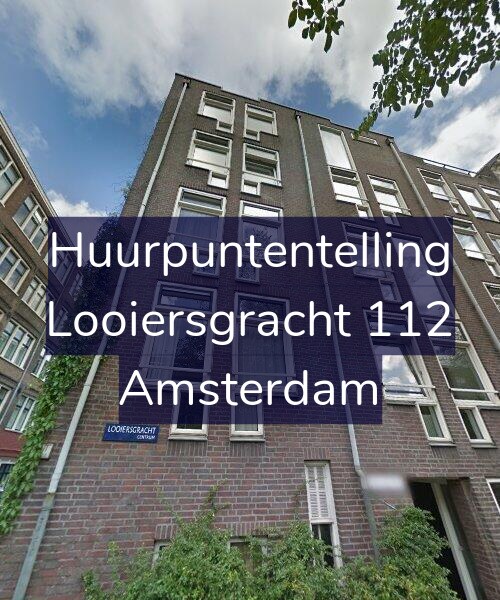 Foto gevel Huurpuntentelling voor Looiersgracht 112, Amsterdam