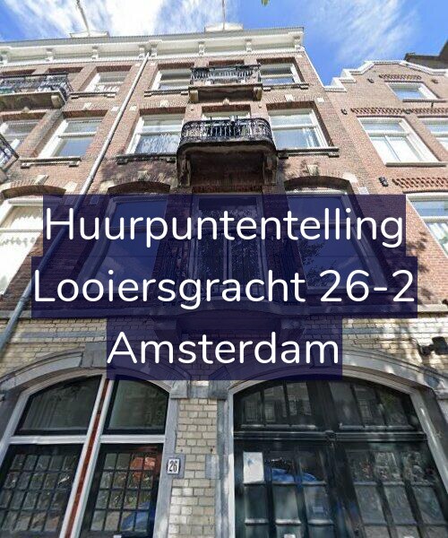 Foto gevel Huurpuntentelling voor Looiersgracht 26-2, Amsterdam