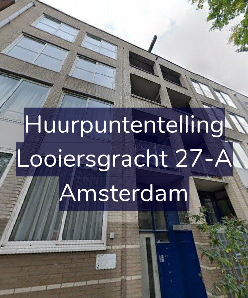 Foto gevel Huurpuntentelling voor Looiersgracht 27-A, Amsterdam
