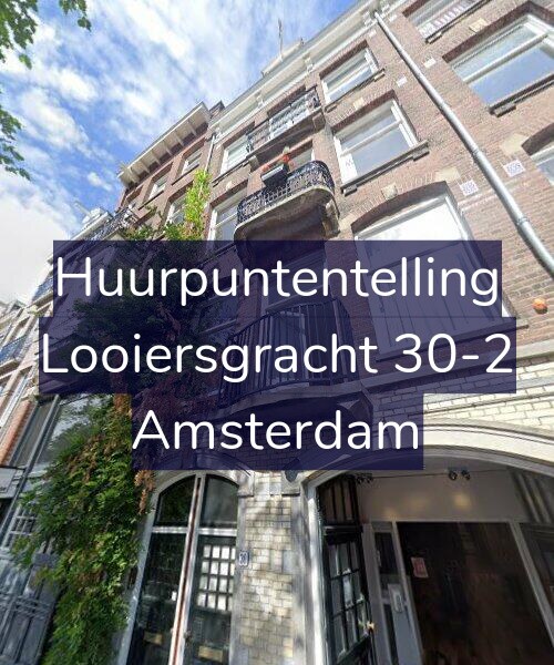 Foto gevel Huurpuntentelling voor Looiersgracht 30-2, Amsterdam