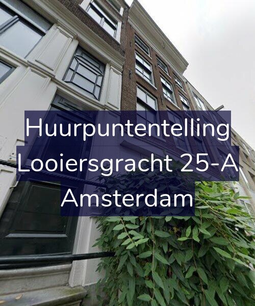 Foto gevel Huurpuntentelling voor Looiersgracht 25-A, Amsterdam