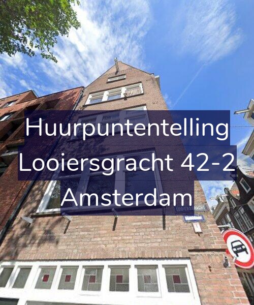 Foto gevel Huurpuntentelling voor Looiersgracht 42-2, Amsterdam