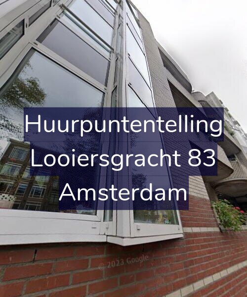 Foto gevel Huurpuntentelling voor Looiersgracht 83, Amsterdam
