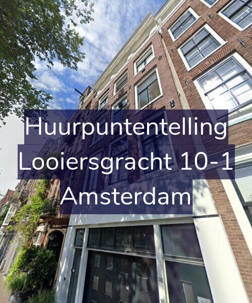 Foto gevel Huurpuntentelling voor Looiersgracht 10-1, Amsterdam
