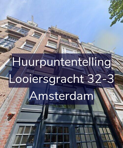Foto gevel Huurpuntentelling voor Looiersgracht 32-3, Amsterdam