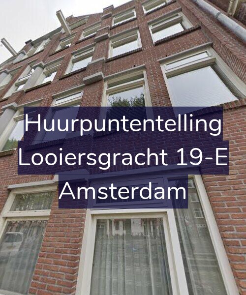 Foto gevel Huurpuntentelling voor Looiersgracht 19-E, Amsterdam