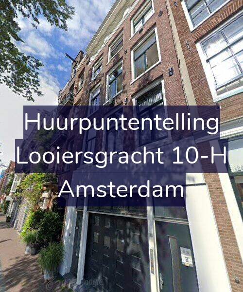 Foto gevel Huurpuntentelling voor Looiersgracht 10-H, Amsterdam