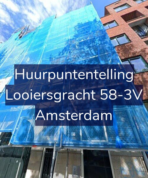 Foto gevel Huurpuntentelling voor Looiersgracht 58-3V, Amsterdam
