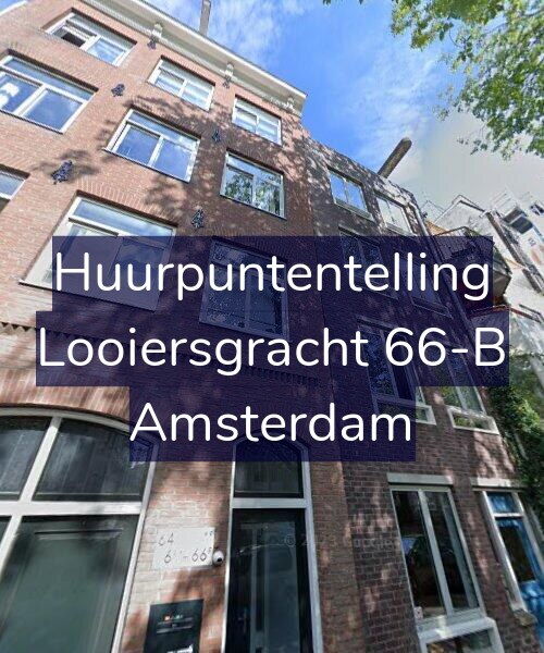Foto gevel Huurpuntentelling voor Looiersgracht 66-B, Amsterdam