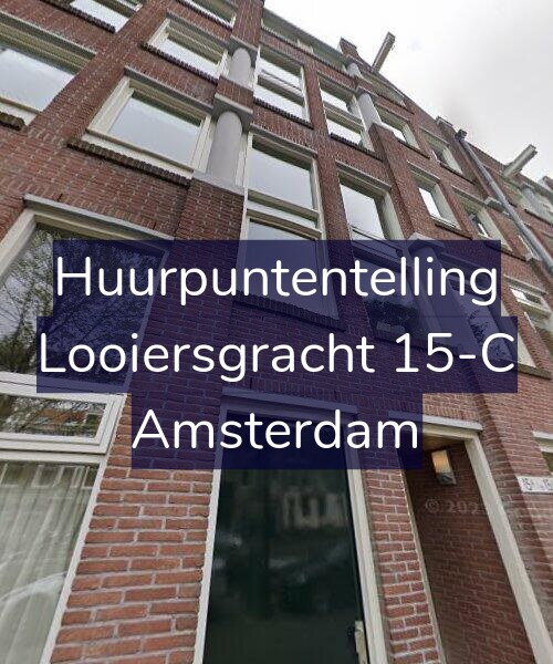 Foto gevel Huurpuntentelling voor Looiersgracht 15-C, Amsterdam