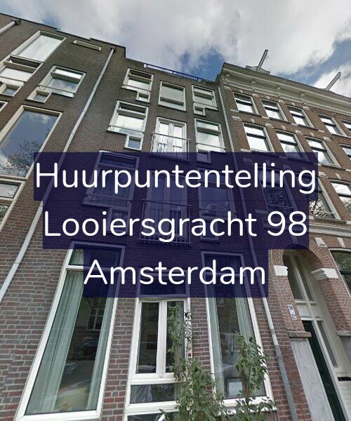Foto gevel Huurpuntentelling voor Looiersgracht 98, Amsterdam