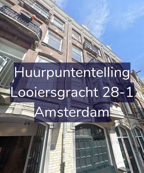 Foto gevel Huurpuntentelling voor Looiersgracht 28-1, Amsterdam