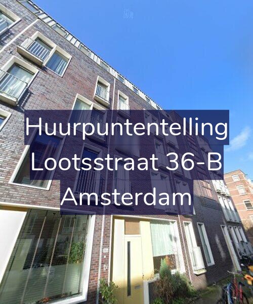 Foto gevel Huurpuntentelling voor Lootsstraat 36-B, Amsterdam