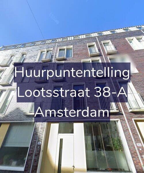 Foto gevel Huurpuntentelling voor Lootsstraat 38-A, Amsterdam