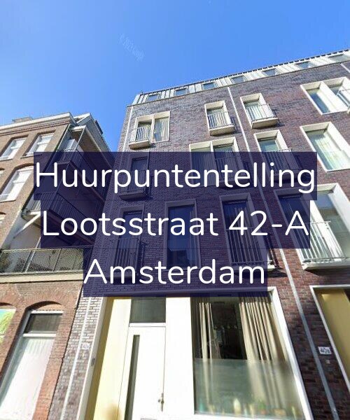 Foto gevel Huurpuntentelling voor Lootsstraat 42-A, Amsterdam