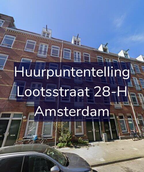 Foto gevel Huurpuntentelling voor Lootsstraat 28-H, Amsterdam