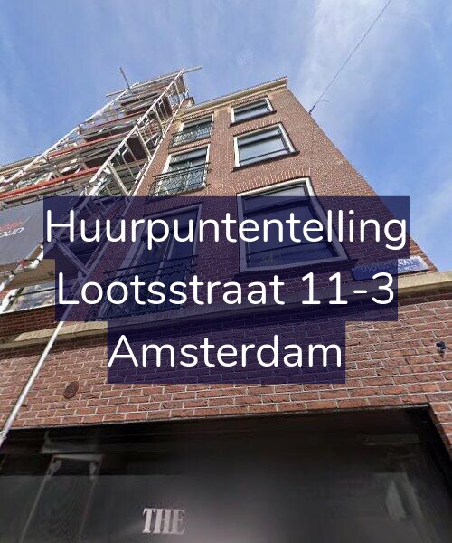 Foto gevel Huurpuntentelling voor Lootsstraat 11-3, Amsterdam