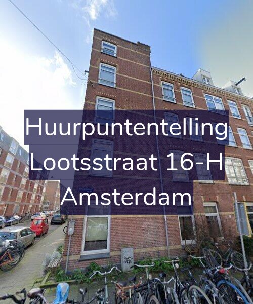 Foto gevel Huurpuntentelling voor Lootsstraat 16-H, Amsterdam
