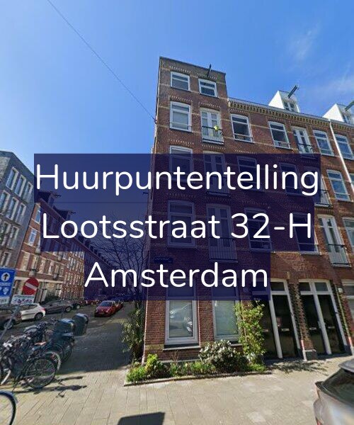 Foto gevel Huurpuntentelling voor Lootsstraat 32-H, Amsterdam