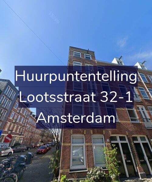 Foto gevel Huurpuntentelling voor Lootsstraat 32-1, Amsterdam