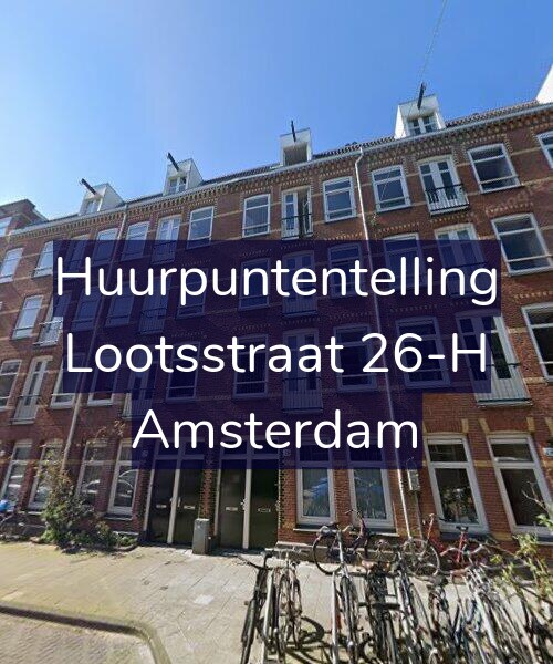 Foto gevel Huurpuntentelling voor Lootsstraat 26-H, Amsterdam