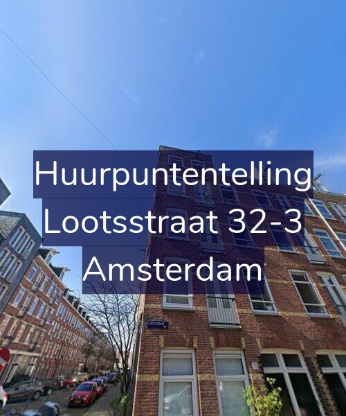 Foto gevel Huurpuntentelling voor Lootsstraat 32-3, Amsterdam