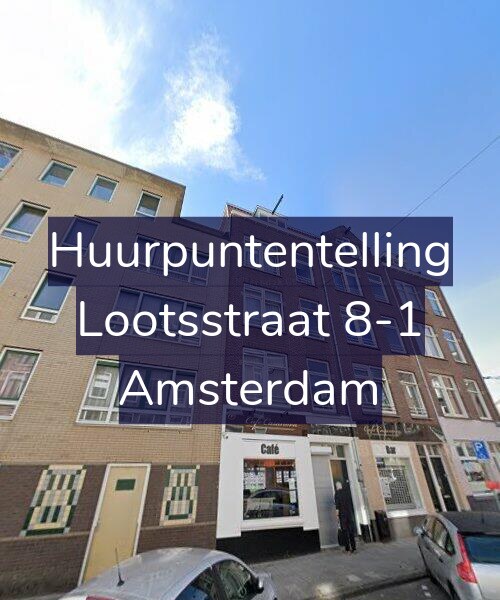 Foto gevel Huurpuntentelling voor Lootsstraat 8-1, Amsterdam
