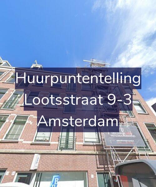 Foto gevel Huurpuntentelling voor Lootsstraat 9-3, Amsterdam