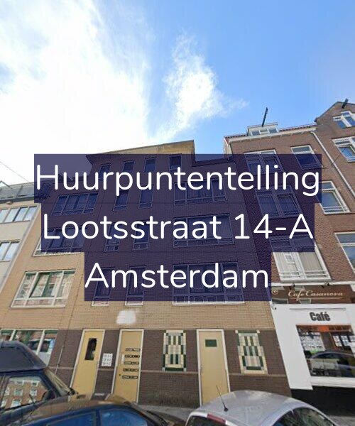 Foto gevel Huurpuntentelling voor Lootsstraat 14-A, Amsterdam