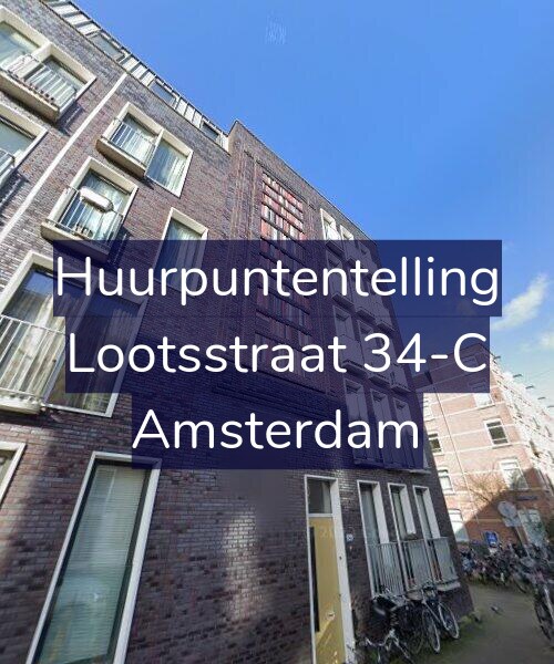 Foto gevel Huurpuntentelling voor Lootsstraat 34-C, Amsterdam