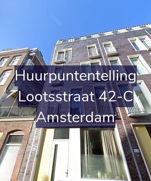 Foto gevel Huurpuntentelling voor Lootsstraat 42-C, Amsterdam