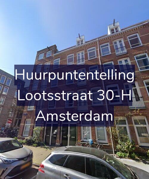 Foto gevel Huurpuntentelling voor Lootsstraat 30-H, Amsterdam