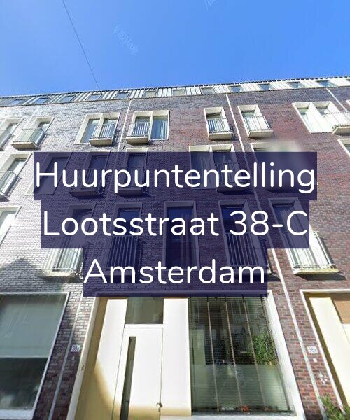 Foto gevel Huurpuntentelling voor Lootsstraat 38-C, Amsterdam