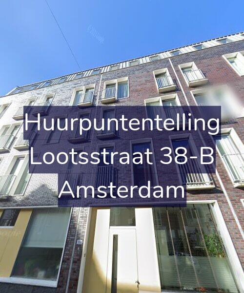 Foto gevel Huurpuntentelling voor Lootsstraat 38-B, Amsterdam