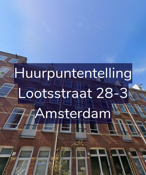 Foto gevel Huurpuntentelling voor Lootsstraat 28-3, Amsterdam
