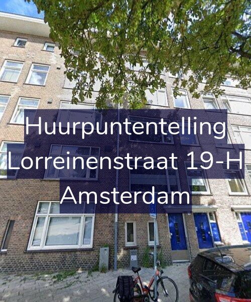 Foto gevel Huurpuntentelling voor Lorreinenstraat 19-H, Amsterdam