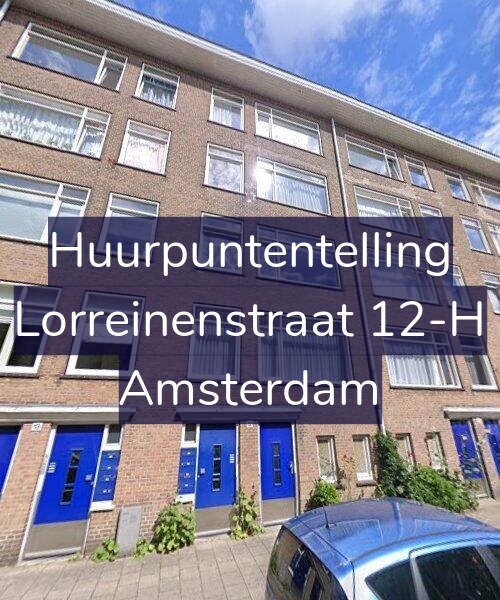 Foto gevel Huurpuntentelling voor Lorreinenstraat 12-H, Amsterdam