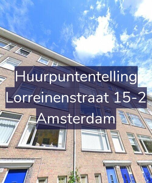 Foto gevel Huurpuntentelling voor Lorreinenstraat 15-2, Amsterdam