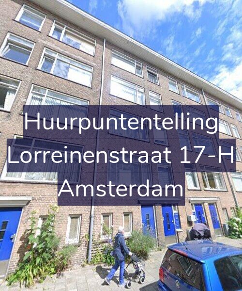 Foto gevel Huurpuntentelling voor Lorreinenstraat 17-H, Amsterdam