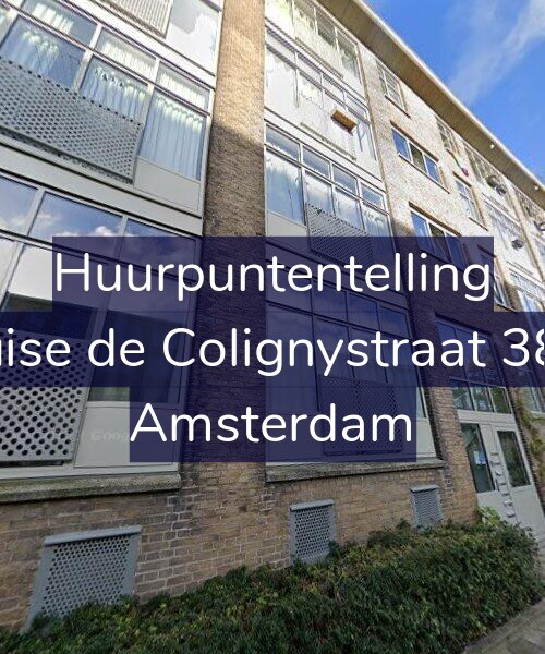 Foto gevel Huurpuntentelling voor Louise de Colignystraat 38-H, Amsterdam